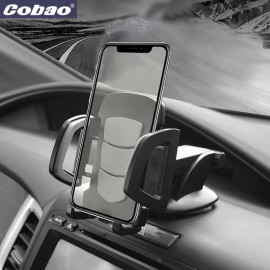 Cobao Smartphone Holder Car Windshield 360 Adjustable Universal Dashboard Phone Car Holder For iPhone Samsung Support Telephone