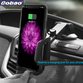 Cobao Smartphone Holder Car Windshield 360 Adjustable Universal Dashboard Phone Car Holder For iPhone Samsung Support Telephone