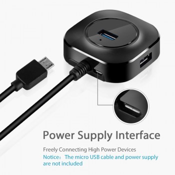 iMice USB HUB 3.0 Multi USB 3.0 HUB Splitter 4 Ports Cable 25cm / 100cm Micro Multiple USB Port Hab for PC Laptop Computer