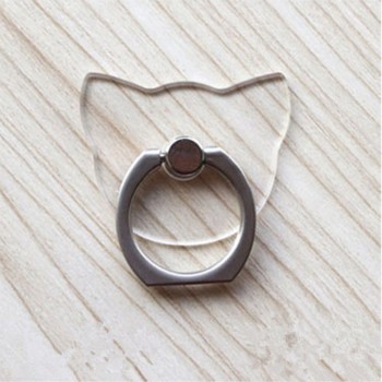 Universal Stent Mobile Phone Holder Stand Finger Ring Magnetic For cute Cell Smart Phone Transparent holder for iphone XS MAX 8