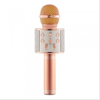 WS 858 wireless microphone professional condenser karaoke mic bluetooth stand radio mikrofon studio recording studio WS858