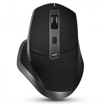 Rapoo MT750 Rechargeable Multi-mode Wireless Mouse Easy-Switch between Bluetooth and 2.4G up to 4 Devices for PC and Mac