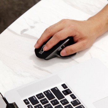 Rapoo MT750 Rechargeable Multi-mode Wireless Mouse Easy-Switch between Bluetooth and 2.4G up to 4 Devices for PC and Mac