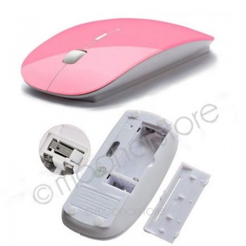 2018 promotion Computer Mouse Mice for Laptop Notebook! Ultra Thin 2.4G Optical Wireless Mouse USB Receiver Air Mouse Cordless