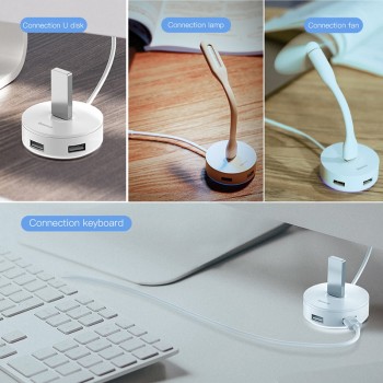 Baseus Multi USB 3.0 / Type C HUB to USB3.0 + 3 USB2.0 for Macbook Pro HUB Adapter for Huawei P20 Computer Hard Drive Accessory