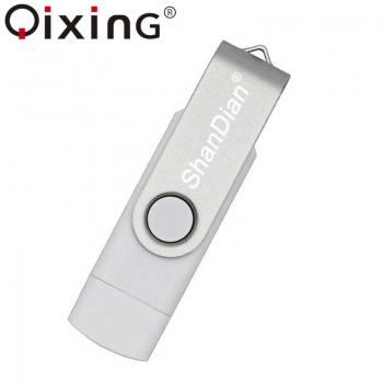 QIXING USB flash drive OTG high Speed drive 64 GB 32 GB 16 GB 8 GB 4GB external storage double Application Micro USB Stick