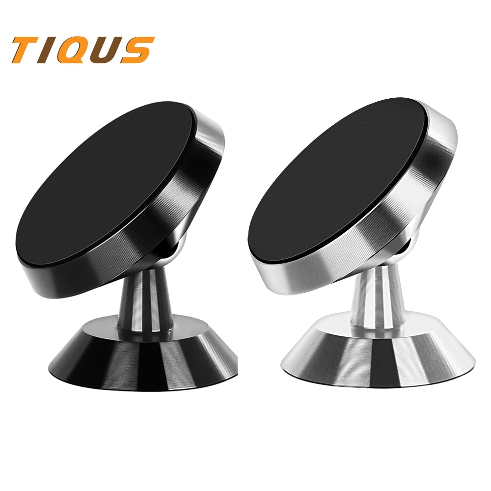 TIQUS Magnetic Phone Holder Car 360 Degree GPS Universal Mobile Phone Magnet Mount Air Vent Car Holder For iPhone X 7 8 Samsung