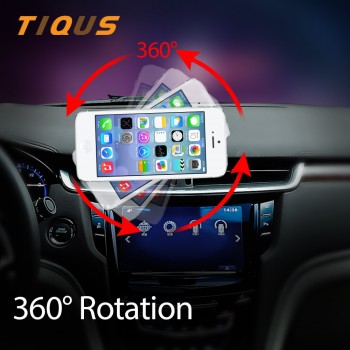 TIQUS Magnetic Phone Holder Car 360 Degree GPS Universal Mobile Phone Magnet Mount Air Vent Car Holder For iPhone X 7 8 Samsung