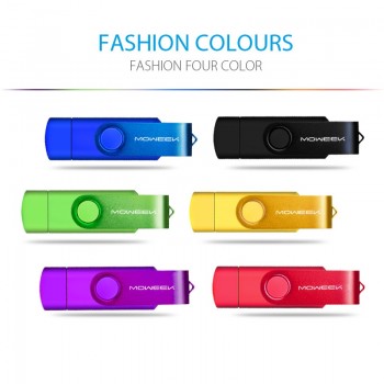 Moweek USB Flash Drive 2018 cle usb 2.0 stick 64G otg pen drive Smartphone Pendrive 4g 8g 16g 32g 128G storage devices for gift