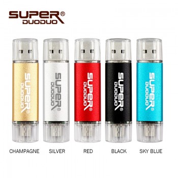 OTG USB flash drive 32gb 16gb 8gb metal memory stick pendrive 32gb 64 gb 128 gb pen drive usb stick Flash disk Free shipping
