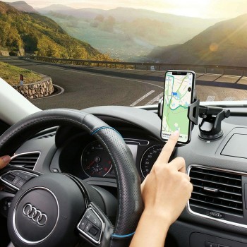 KISSCASE Windshield Gravity Sucker Car Phone Holder For iPhone X Holder For Phone In Car Mobile Support Smartphone Voiture Stand