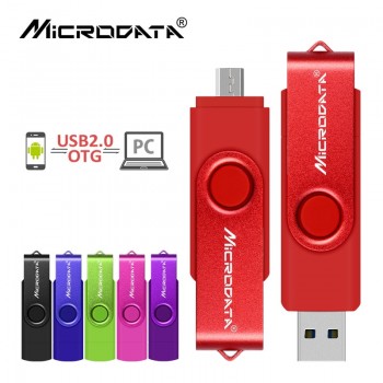 Multicolor High Speed OTG USB Flash Drive 64gb 128gb Pen Drive 8gb 16gb 32gb Pendrive usb 2.0 for Smart Phone Micro USB Stick