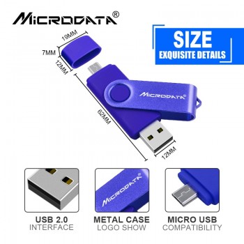Multicolor High Speed OTG USB Flash Drive 64gb 128gb Pen Drive 8gb 16gb 32gb Pendrive usb 2.0 for Smart Phone Micro USB Stick