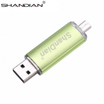SHANDIAN OTG USB Flash Drive 128gb High Speed Pen Drive 64gb 32gb 16gb 8gb External Storage Pendrive Double Use USB Stick