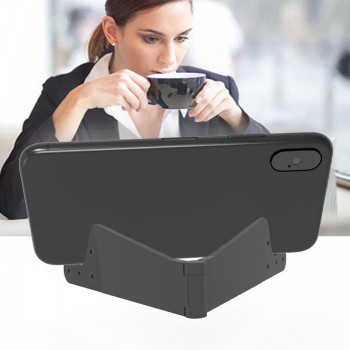 XMXCZKJ Universal V Shape Hands Free Plastic Folding Desk Table Mobile Phone Tablet Stand Mount Holder For Mobile Phone Stand