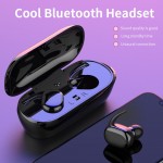 T2C TWS Wireless Mini Bluetooth Earphone For Xiaomi Huawei Mobile Stereo Earbud Sport Ear Phone With Mic Portable Charging Box