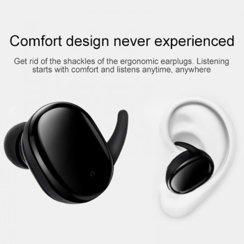 T2C TWS Wireless Mini Bluetooth Earphone For Xiaomi Huawei Mobile Stereo Earbud Sport Ear Phone With Mic Portable Charging Box