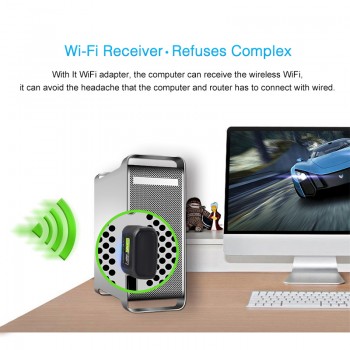 Free Driver Wireless USB Wifi Adapter 600Mbps Lan USB Ethernet 2.4G 5G Dual Band Wi-fi Network Card Wifi Dongle 802.11n/g/a/ac