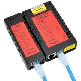 CNCOB Ethernet Cable Tester RJ45 RJ11 RJ12 CAT5E CAT6 LAN Cable Tester Network Test Tools check for UTP/STP network cable