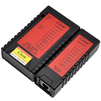 CNCOB Ethernet Cable Tester RJ45 RJ11 RJ12 CAT5E CAT6 LAN Cable Tester Network Test Tools check for UTP/STP network cable