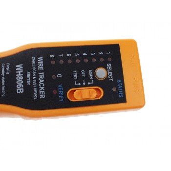 Retail Package WH806B Telephone Wire Tracker Network Cable Tester For Cat5 Cat5E Cat6 RJ45 RJ11 Electrical Line Finding Testing