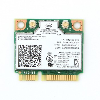 Dual Band Wireless Wifi Card For Intel AC7260 7260HMW ac Mini PCI-E 2.4G/5Ghz Wlan Bluetooth 4.0 Wifi Card 802.11 ac/a/b/g/n