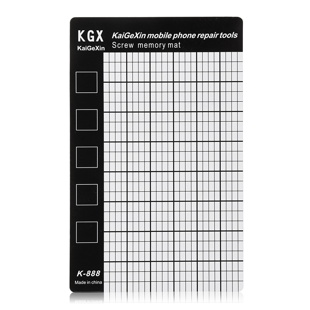 Bakeey 145x90mm Magnetic Screw Mat Phone Tablet Repair Tools Screws Storage mat Memory Chart Working Pad for iphone for Samsung