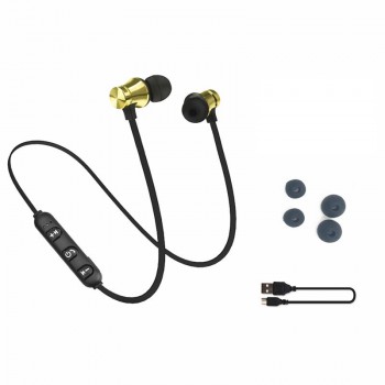Magnetic attraction Bluetooth Earphone Headset Sweatproof sports 4.2 with Charging Cable Young Earphone Build-in Mic