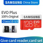 SAMSUNG Memory Card Micro SD EVO PLUS 256GB 128GB 64GB 32GB SDHC SDXC Grade Class10 C10 UHS-1 TF Cards Trans Flash 4K  microsd