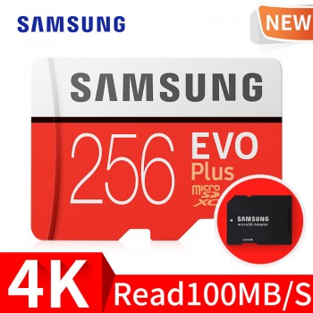 SAMSUNG Memory Card Micro SD EVO PLUS 256GB 128GB 64GB 32GB SDHC SDXC Grade Class10 C10 UHS-1 TF Cards Trans Flash 4K  microsd