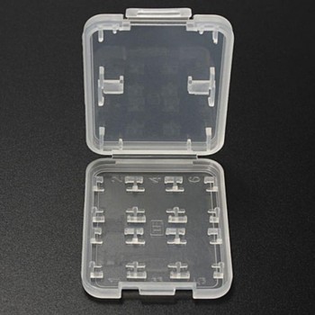 Double-Layers Hard Micro SD SDHC TF MS Memory Card Storage Box Protector Holder Hard Case Simple style case
