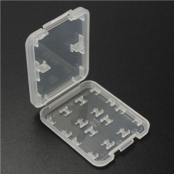 Double-Layers Hard Micro SD SDHC TF MS Memory Card Storage Box Protector Holder Hard Case Simple style case