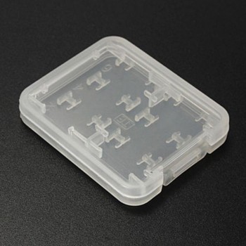 Double-Layers Hard Micro SD SDHC TF MS Memory Card Storage Box Protector Holder Hard Case Simple style case