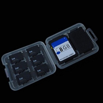 Double-Layers Hard Micro SD SDHC TF MS Memory Card Storage Box Protector Holder Hard Case Simple style case