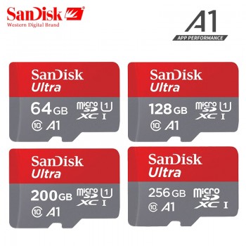 Original Sandisk micro sd card 16gb 32gb 64gb 200gb cartao de memoria carte micro sd 128gb class 10 up to 90MB/s memory card