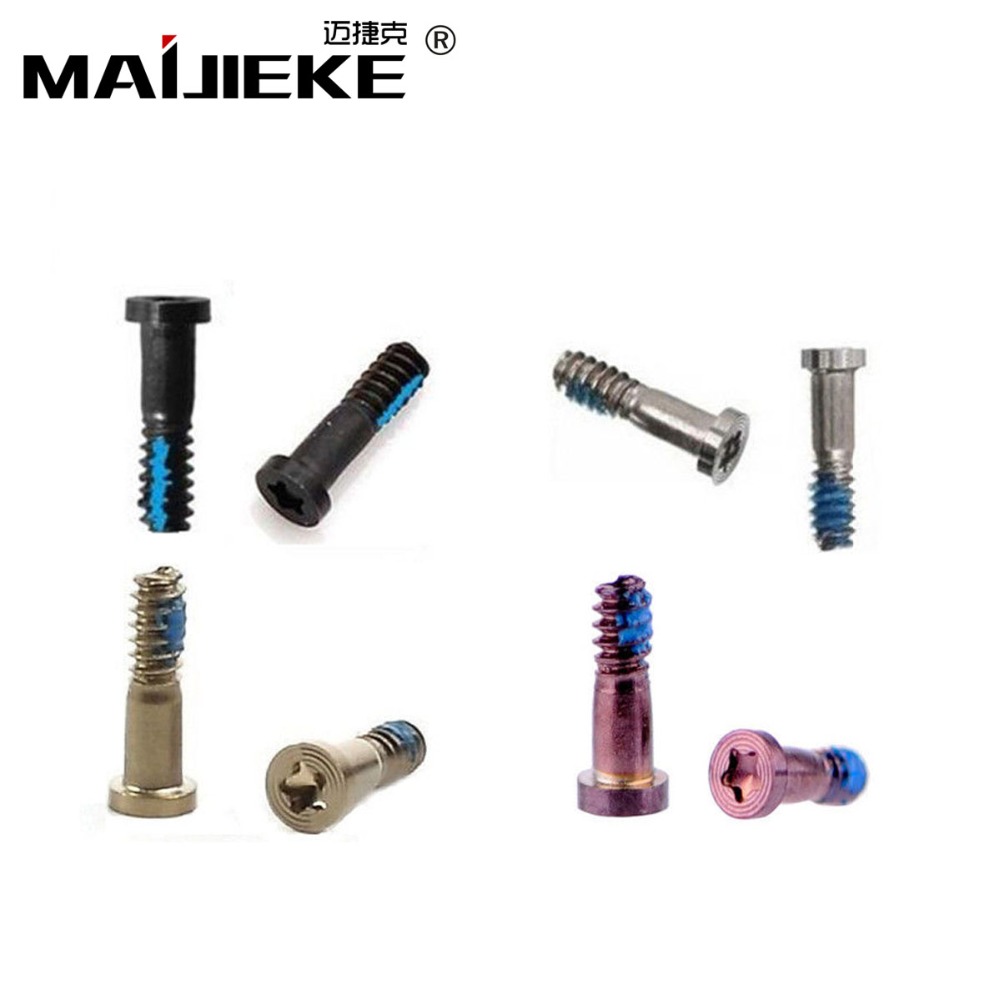 MAIJIEKE 100PCS Back Cover Screw for iPhone 7 6S 6 Plus 5s Pentalobe Dock Bottom Case Screws