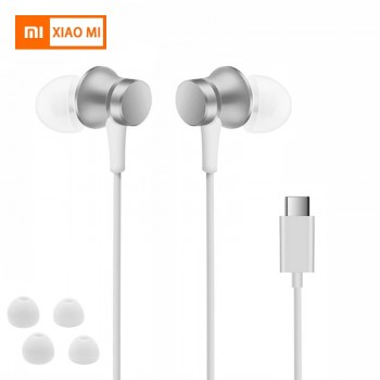 Xiaomi Piston 3 Earphones USB Type-C Mi 3.5mm Fresh Edition Earphone Headset with Mic for Xiaomi Mi 6/8 Huawei Earphone Earbuds