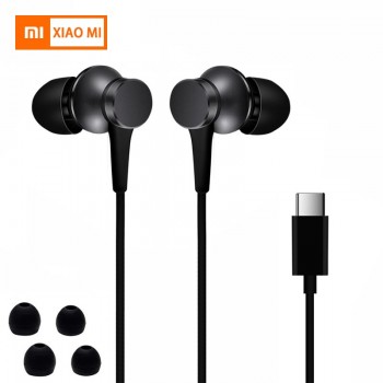 Xiaomi Piston 3 Earphones USB Type-C Mi 3.5mm Fresh Edition Earphone Headset with Mic for Xiaomi Mi 6/8 Huawei Earphone Earbuds