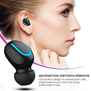 Ture Wireless Earphones HBQ Q32 Bluetooth 5.0 Headset With Mic Mini Bluetooth Earbud In-Ear Cordless Earphone PK i10 TWS Headset
