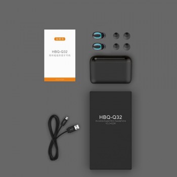 Ture Wireless Earphones HBQ Q32 Bluetooth 5.0 Headset With Mic Mini Bluetooth Earbud In-Ear Cordless Earphone PK i10 TWS Headset