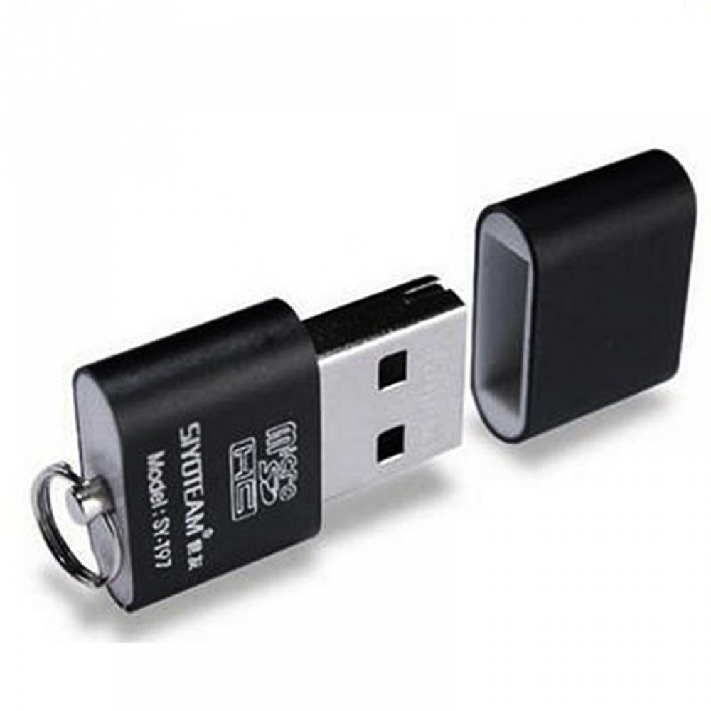 High speed USB 2.0 Interface Micro SD TF T-Flash Memory Card Reader Adapter Lightweight Portable Mini Memory CardReaderWholesale