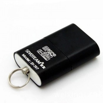 High speed USB 2.0 Interface Micro SD TF T-Flash Memory Card Reader Adapter Lightweight Portable Mini Memory CardReaderWholesale