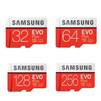 SAMSUNG EVO Plus Memory Card 8GB/32GB/SDHC 64GB/128GB/256GB/SDXC Micro SD TF Card Class10 Microsd C10 UHS-1 Cards  100% Original