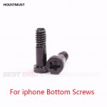 HOUSTMUST 10pcs/lot Back Cover Screw for iPhone 6 6S 7 7p New Bottom Dock Connector Five Star Pentalobe Screws