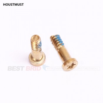 HOUSTMUST 10pcs/lot Back Cover Screw for iPhone 6 6S 7 7p New Bottom Dock Connector Five Star Pentalobe Screws