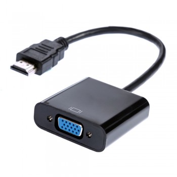 Rovtop HDMI to VGA Adapter Male To Famale Converter Adapter 1080P Digital to Analog Video Audio For PC Laptop Tablet