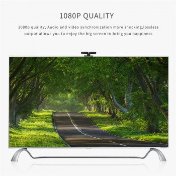 Robotsky 1080P HDMI to VGA Adapter Digital To Analog Audio Video Converter Cable for PC Laptop TV Box Projector
