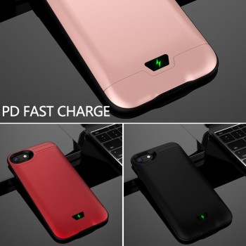 8200mAh Portable Charger External Power Bank Case for iphone 7 8 Charging Base for iPhone 8 plus Backup Battery Cover Holder
