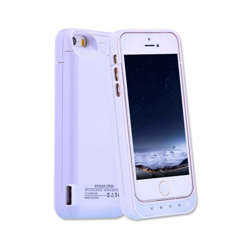Power Case for iphone 5 5g 5s 5c se 4200mAh Case Charger for Apple iphone 5 5g 5s 5c SE External Battery Bank Covers