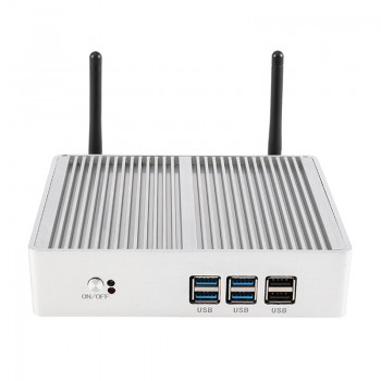 Cheapest Intel Core i7 i5 7200U i3 7100U Fanless Mini PC Windows 10 Pro Barebone Computer DDR4/DDR3 2.4GHz 4K HTPC WiFi HDMI VGA